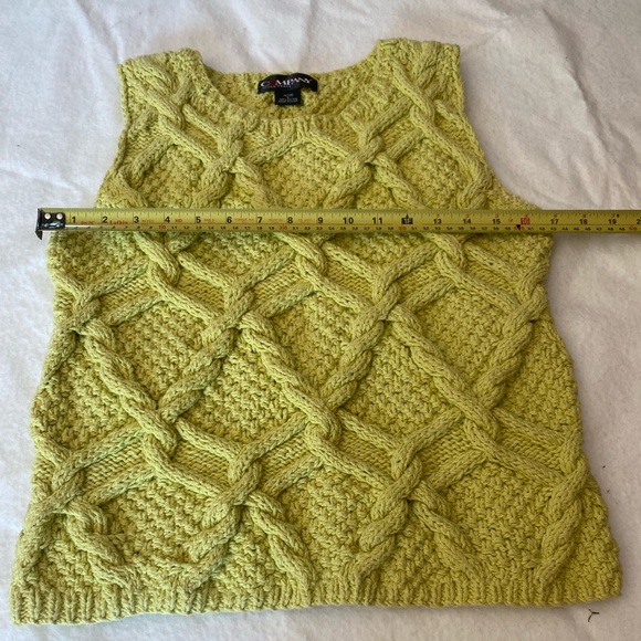 COMPANY by ELLEN TRACEY CHUNKY KNIT SLEEVES SWEATER TOP . - Picture 7 of 13